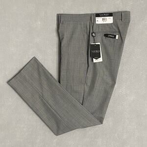 Lauren Ralph Lauren Men's 34x32 Suit Pants Classic Fit White/Black Plaid NEW